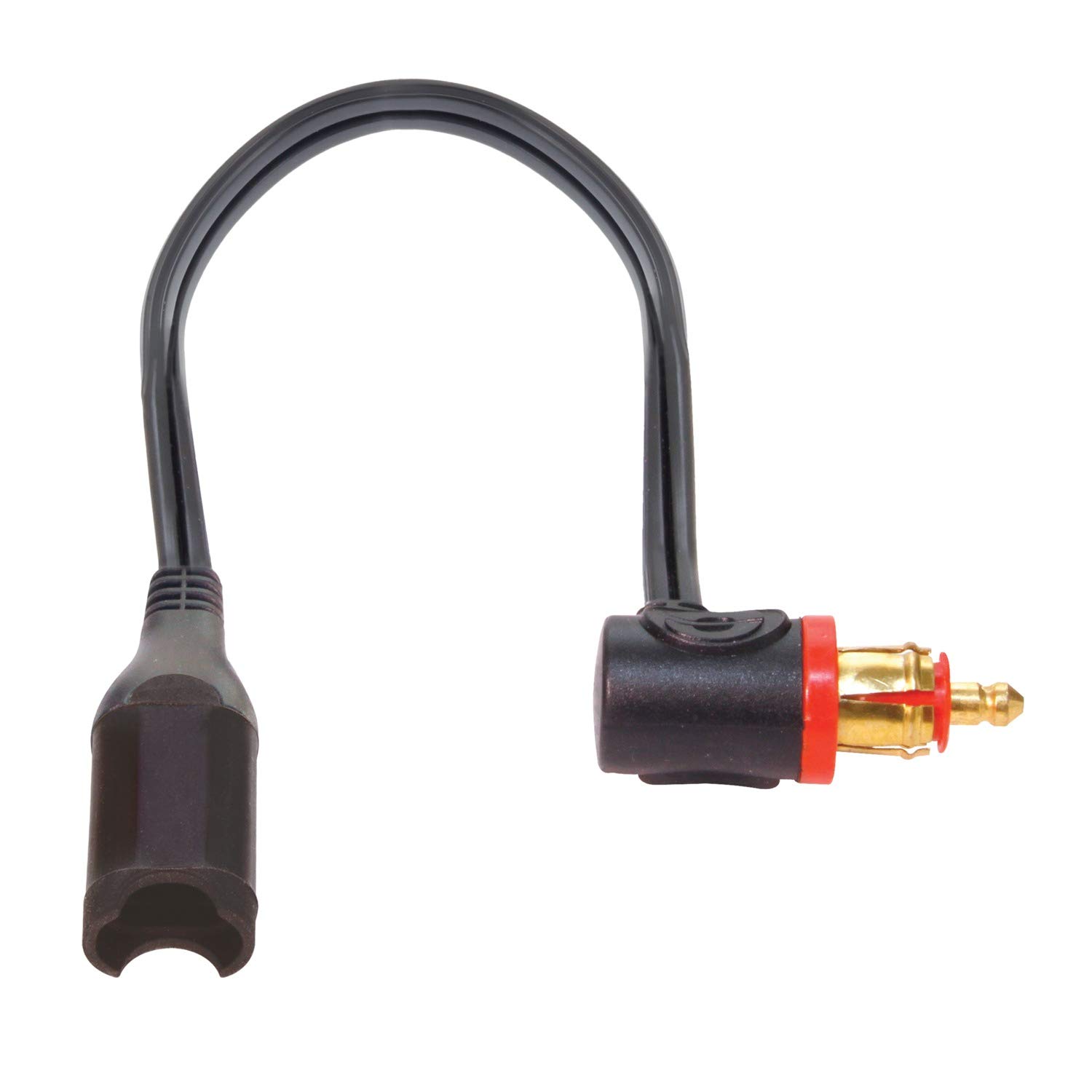OptiMATE CABLE O-19, Adapter, SAE to BIKE 90° plug - Black