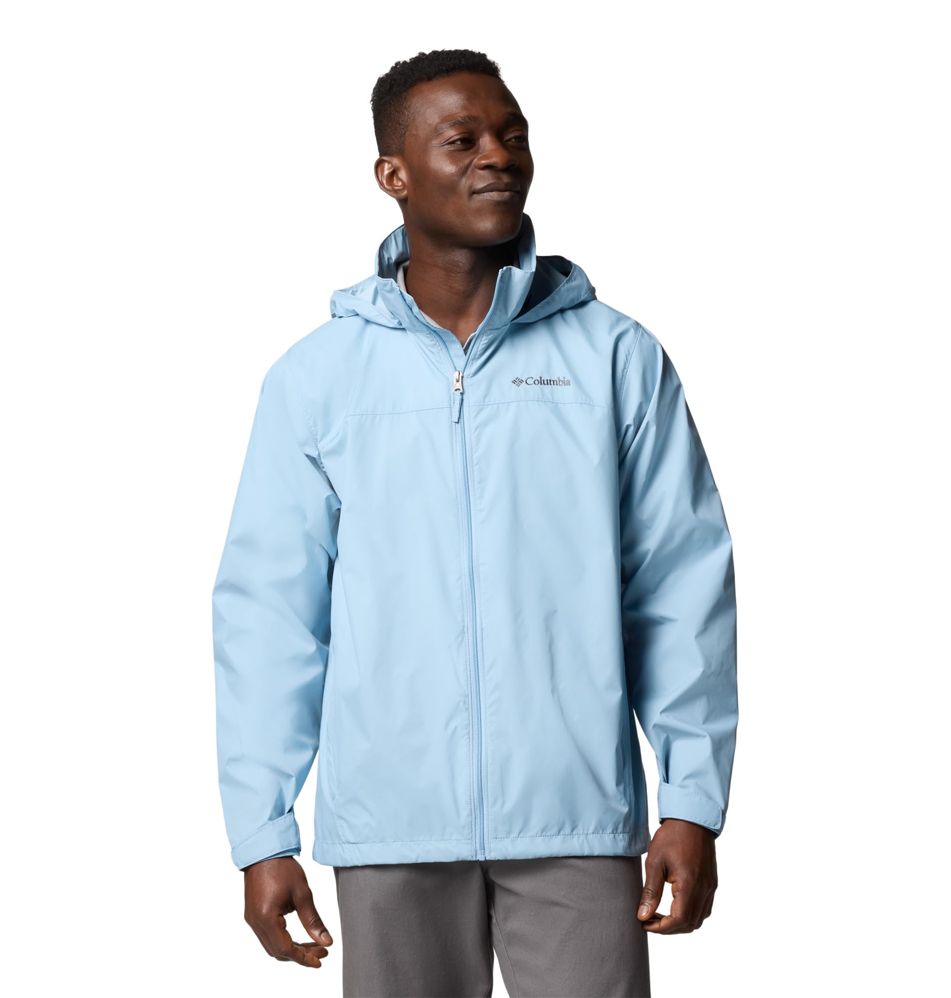 Photo 1 of Columbia Mens Glennaker Lake II Rain Jacket, Ripple Blue, Small