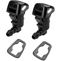 2-Pack Windshield Washer Nozzle Kit - Wiper Spray Squirter Replacement For 2011-2015 Ford F250 F350 F450 F550 (Replaces OE BC3Z-17603-A, BC3Z17603A)