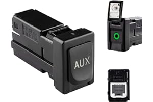 Reeoutdoor 86190-02010 Aux Jack Port fit Tacoma Corolla Tundra Aux Port Auxiliary Input Jack Stereo Adapter Assembly, 86190 02010