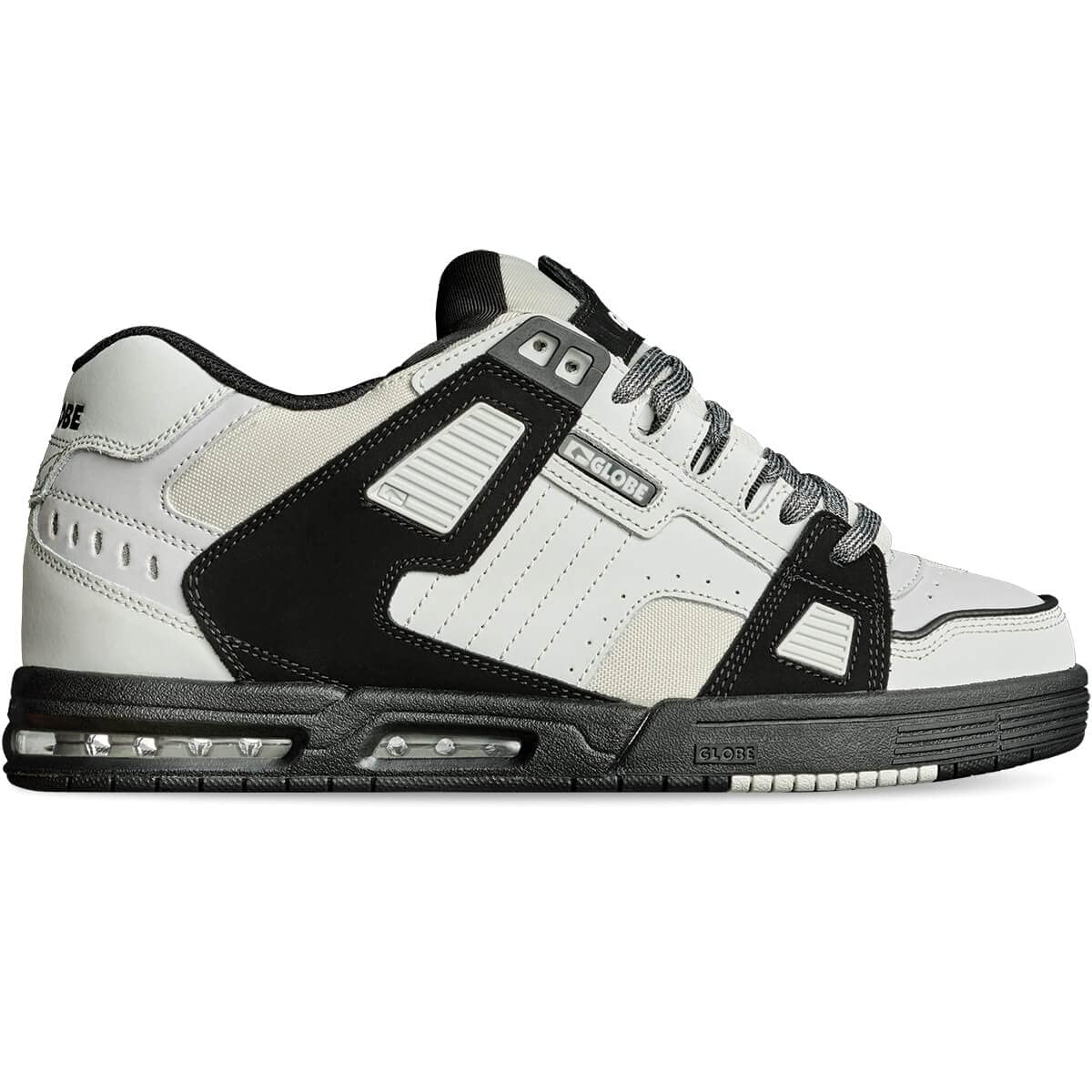 Globe Men's Fusion Skate Shoe, Alloy/Black, 11.5