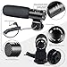 Camera Microphone, Besteker Camcorder Mic Professional Stereo 3.5mm Recording Interview Microphone for DSLR Camera DV Recorder Camcorder