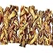 Nature Gnaws Braided Bully Sticks for Dogs - Premium Natural Beef Bones - Long Lasting Dog Chew Treats for Small and Medium Breeds - Rawhide Free - 6 Inch (5 Count)