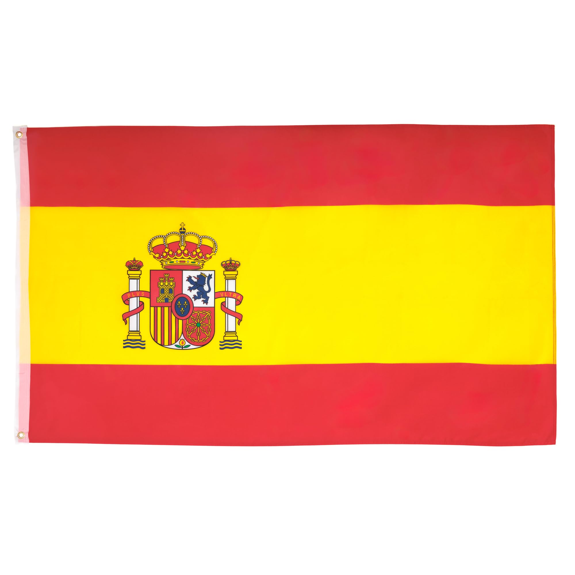 AZ FLAG - Spain Flag - 2x3 Ft - Light Polyester Spanish Banner with Two Brass Eyelets - Fade Resistant - Vivid Colors - 2' x 3' Feet - 90x60 Cm — image 1