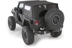 Smittybilt 9075235 Black Diamond Replacement Top with Tinted Side Windows for Jeep JK 2-Door