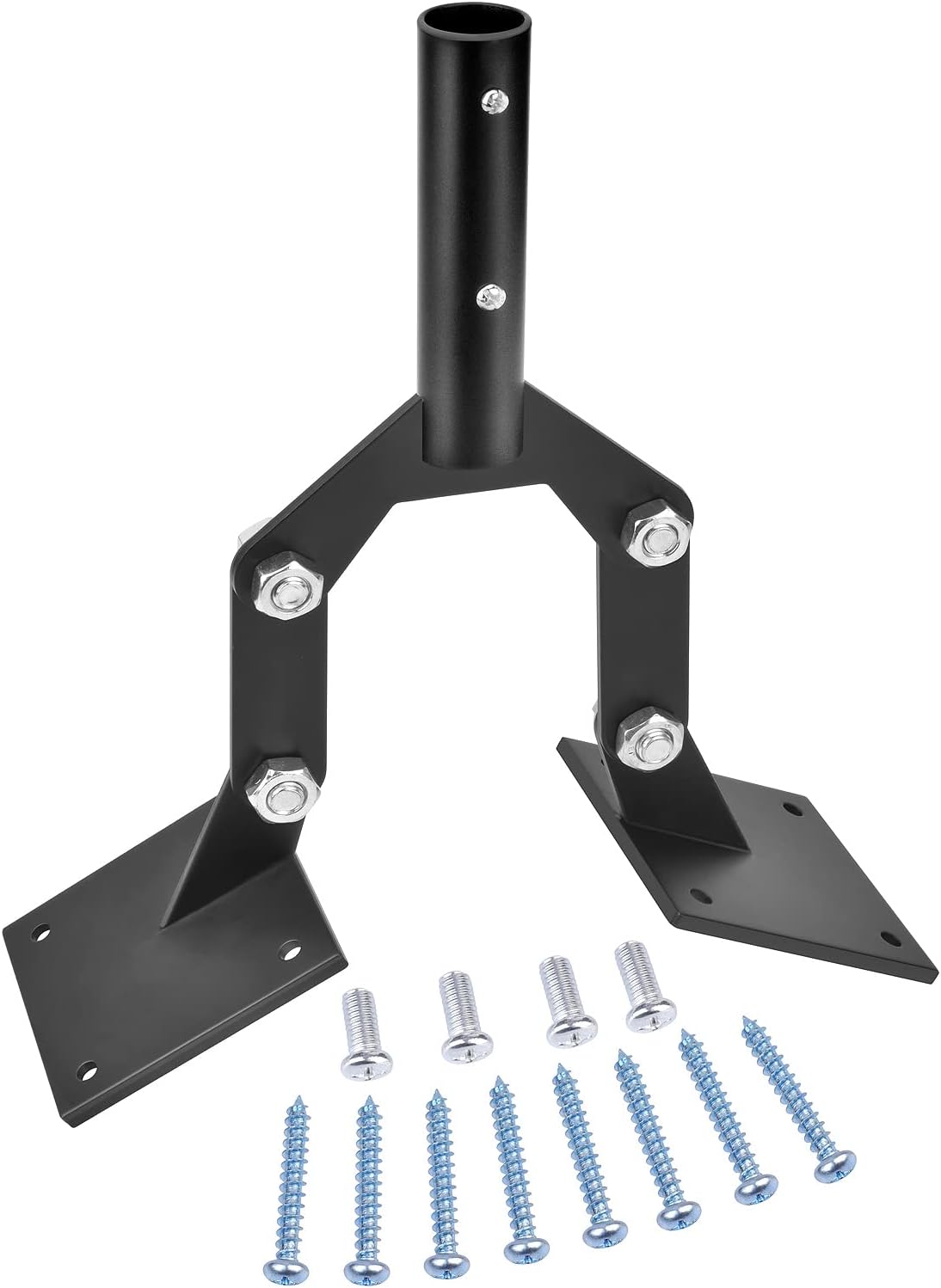 Weathervanes - Weathervane Adjustable Ridge Vent Roof Mount, Steel Weather Vanes Mount for Cupola with Mounting Brackets Extension