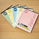 Rhino A4 Refill Pad 100 Pages 8mm Lined Blue-Tinted Paper 1 Pack Pink Border view 7