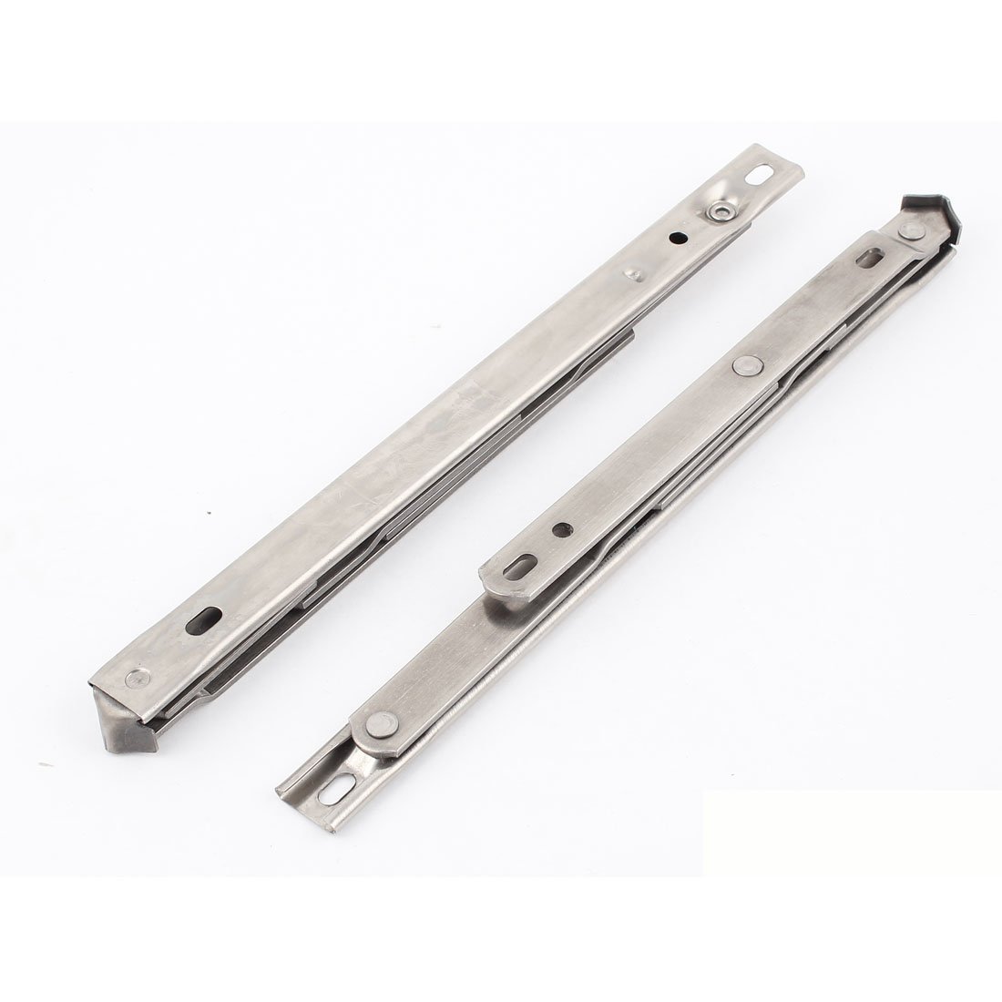 Sourcingmap 10" Long Side Hung Stainless Steel Window Friction Hinges Stays 2PCS
