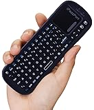 (2016 Updated Version) iPazzPort Wireless Mini Handheld Keyboard with Touchpad Mouse Combo for Android TV Box and Raspberry Pi 3 and HTPC and XBMC KP-810-19S Black