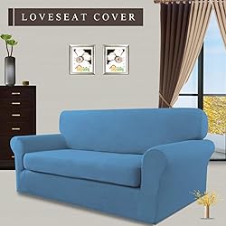 Easy-Going 2 Pieces Microfiber Stretch Sofa