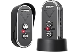 PANDAR Wireless Doorbell Intercom System, Long Range Doorbell Wireless up to 2000m, Wireless Doorbell with Intercom, Outdoor 