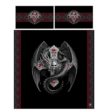 3D-Druck Bettbezug-Set Legende von Zelda/Drachenball Goku Super Saiyan/Gotischer Drache Muster Bettwäsche Set mit 2 Kopfkisse