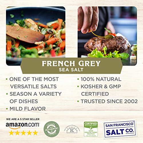 French Grey Sea Salt 2 lb. Bag Coarse Grain Sel Gris by San Francisco