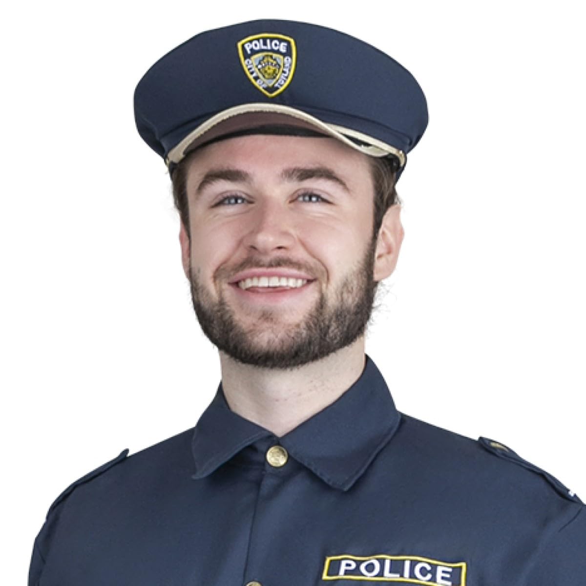 Dress Up America Pretend Play Blue Police Hat For Adults - Beautiful Dress Up Set for Role Play