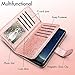Miss Arts Compatible with Galaxy S8 Plus Wallet Case, Detachable Magnetic Slim Case with Car Mount Holder, 9 Card/Cash Slots, Magnet Clip, Wrist Strap, PU Cover for Samsung Galaxy S8 Plus -Rose Gold