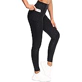 THE GYM PEOPLE Tummy Control Workout Leggings with Pockets High Waist Athletic Yoga Pants for Women Running, Fitness