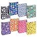 Unomor 40PCS Halloween Treat Bags, Halloween Paper Bags for Kids Trick Treat Bags with 8 Designs