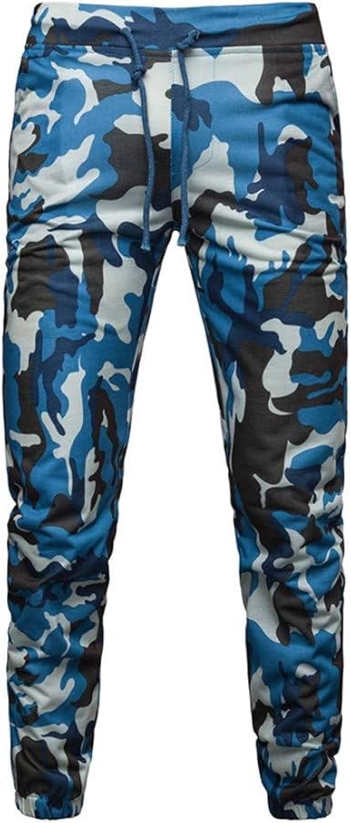 VPASS Pantalones Hombre, Chándal de Hombres Camuflaje Impresión ...