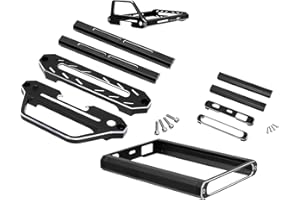 JOYSOG NB4 Metal Transmitter Protector Frame/Remote Control Metal Base/Transmitter Hand Wheel for Flysky Noble NB4 Remote Control Upgrade Parts (Style 7)