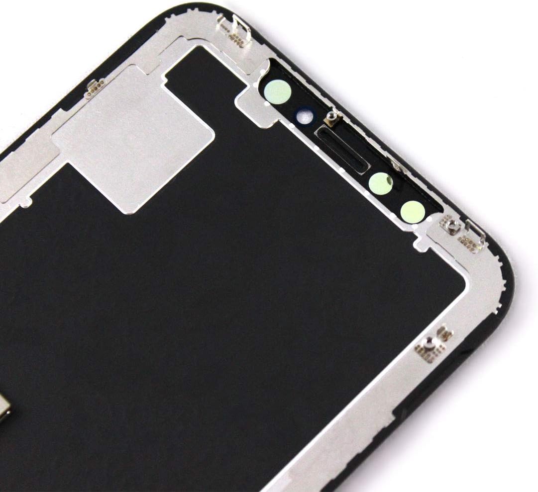 Ace Tech Compatible with iPhone X LCD Screen Replacement 5.8 Inch (Model A1865 A1901 A1902) Touch Screen Display digitizer Repair kit Assembly with Complete Repair Tools and Screen Protector