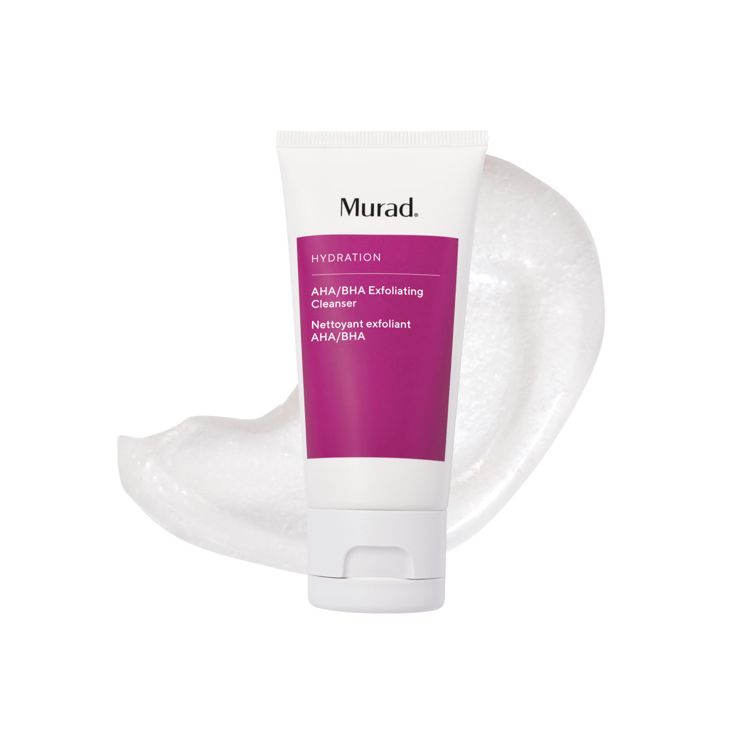 Photo 1 of Murad AHA/BHA Exfoliating Cleanser - Triple-Action Cleansing Exfoliator with Salicylic, Lactic, & Glycolic Acids - Creamy Face Wash Removes Dull, Dry Skin for Smoother, Softer Skin (2 Fl Oz)