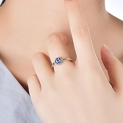VEMAZA Color Change Alexandrite Ring 925 Sterling