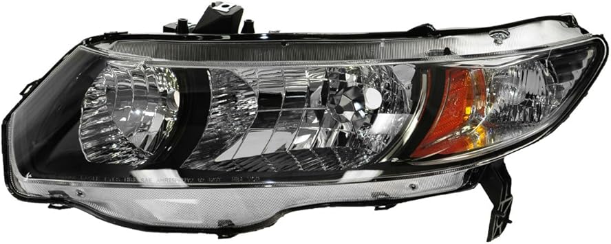 Headlight Headlamp LH Left Hand Driver Side for 10-11 Honda Civic 2 Door Coupe