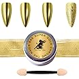 1Gram, Gold Chrome Nail Powder, Gold Chrome, Chrome Powder For Nails, Chrome Gel Nail Polish, Chrome Polish,Chrome Powder, Chrome Nail