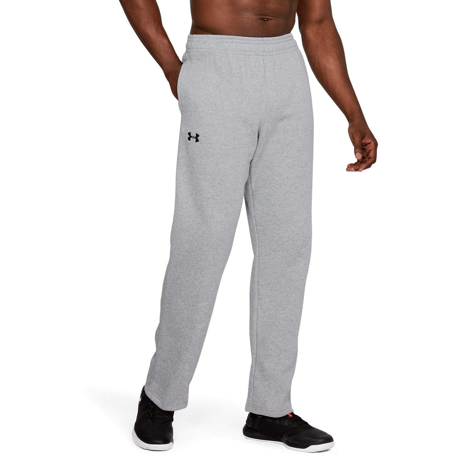 men's ua hustle fleece shorts