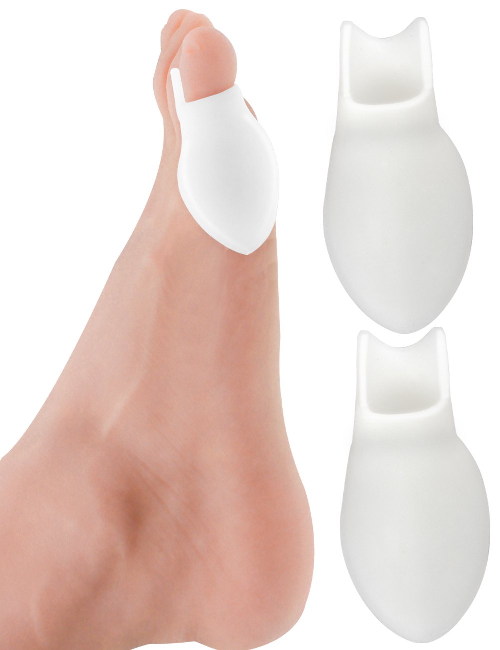 Tailor's Bunion Corrector and Bunion Gel Toe Separators for Pinky Toe
