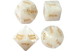Romantic Naughty Dice Set for Adults Games, Valentines Day Date Night Position Dice Couples Gifts,Fun Night Dating Games Love