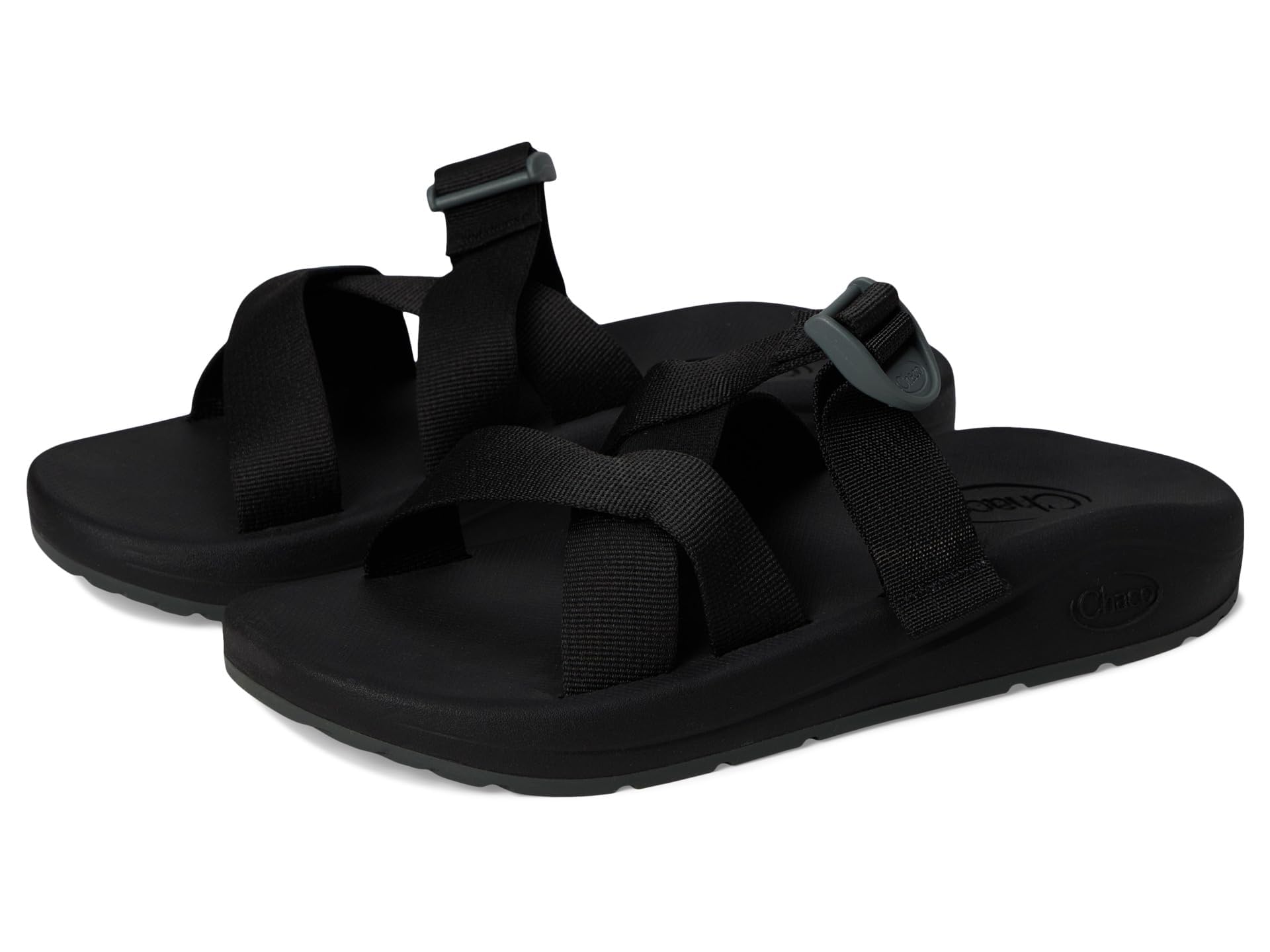 Chaco Men’s Cushz Slide Sandal, Black, 12
