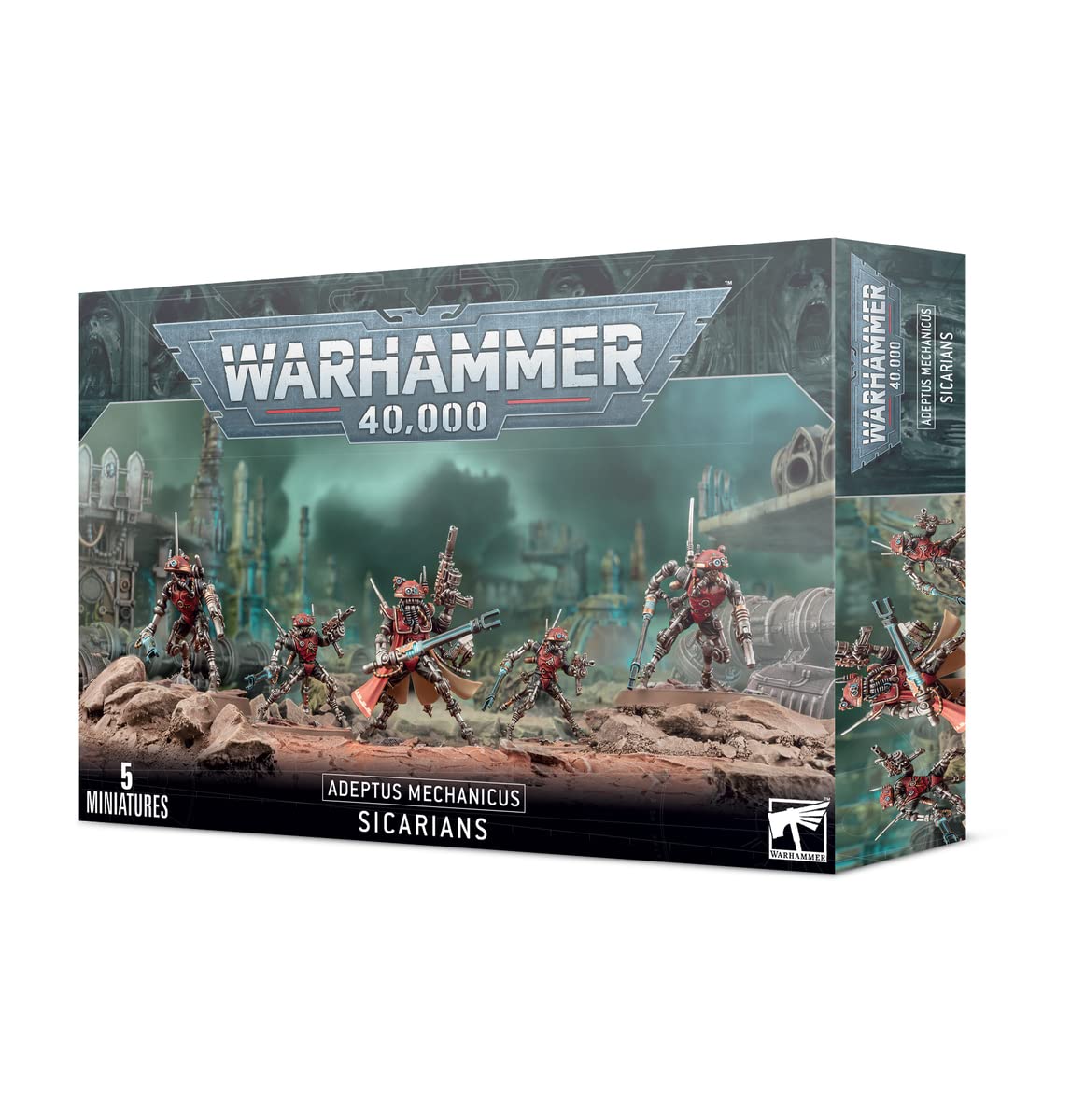 Games Workshop 99120116003 Adeptus Mechanicus Sicarians Action Figure, Black
