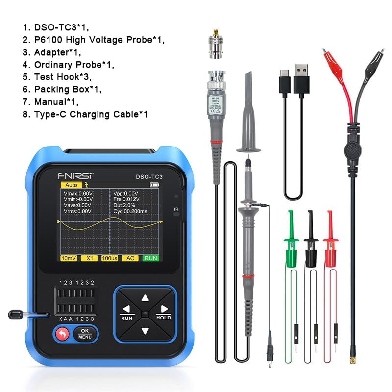 Handheld Sap Sampling Mua Premium Advanced Handheld 3-in-1 Oscilloscope Multimeter, 10M Sa/s ...