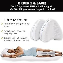 Contour Legacy Leg & Knee Foam Support Pillow for