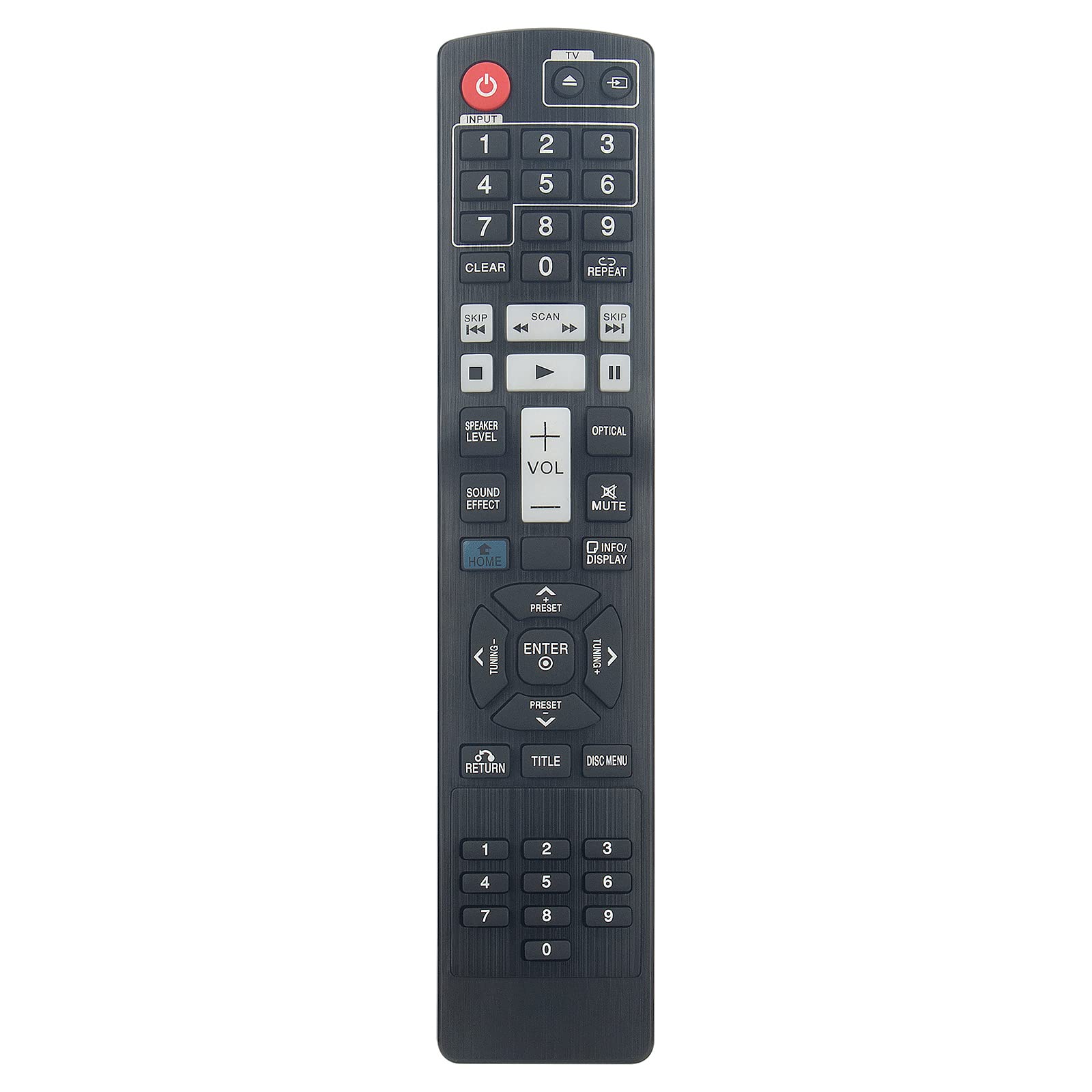 AULCMEET AKB73175702 Replacement Remote Control Compatible with LG DVD Home Theater 3D AV Receiver SR906SB SR906B SH96SB-F SR906 SH96SB-S