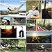 HangTight XL Hammock Straps, Fnova 20 Ft Long Extra Strong Tree Straps, 1322 LBS No Stretch Polyester, 30 Adjustable Loops, Tree Friendly, Quick Easy Setup Hammock Accessories with 2 Carabiners, Black