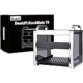GeeekPi 4U Server Cabinet, 10 inch Server Rack for Network, Servers, Audio, and Video Equipment, DeskPi RackMate T0 Rackmount