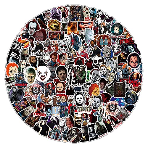 Terious Sticker Horror Stickers ,Thriller Stickers 200 Pcs Scary Serial Killer Sticker ...