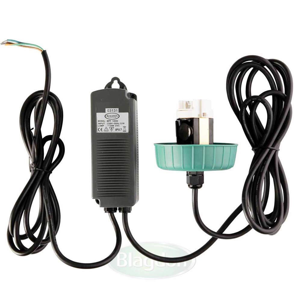 Blagdon Replacement Ballast for the 14000 24 W and Uvc PRO 21600 24 W models, Black