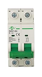 ZGLEDUN DC Miniature Circuit Breaker, 2 Pole 10