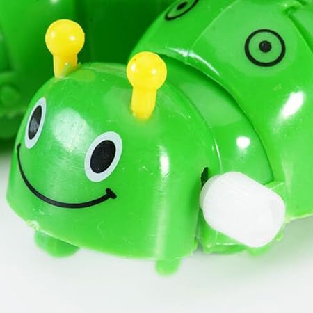 Amazon Sononia 2個 時計仕掛け ぜんまい玩具 可愛い 毛虫 子供 ギフト ロボット 子ども向けフィギュア おもちゃ