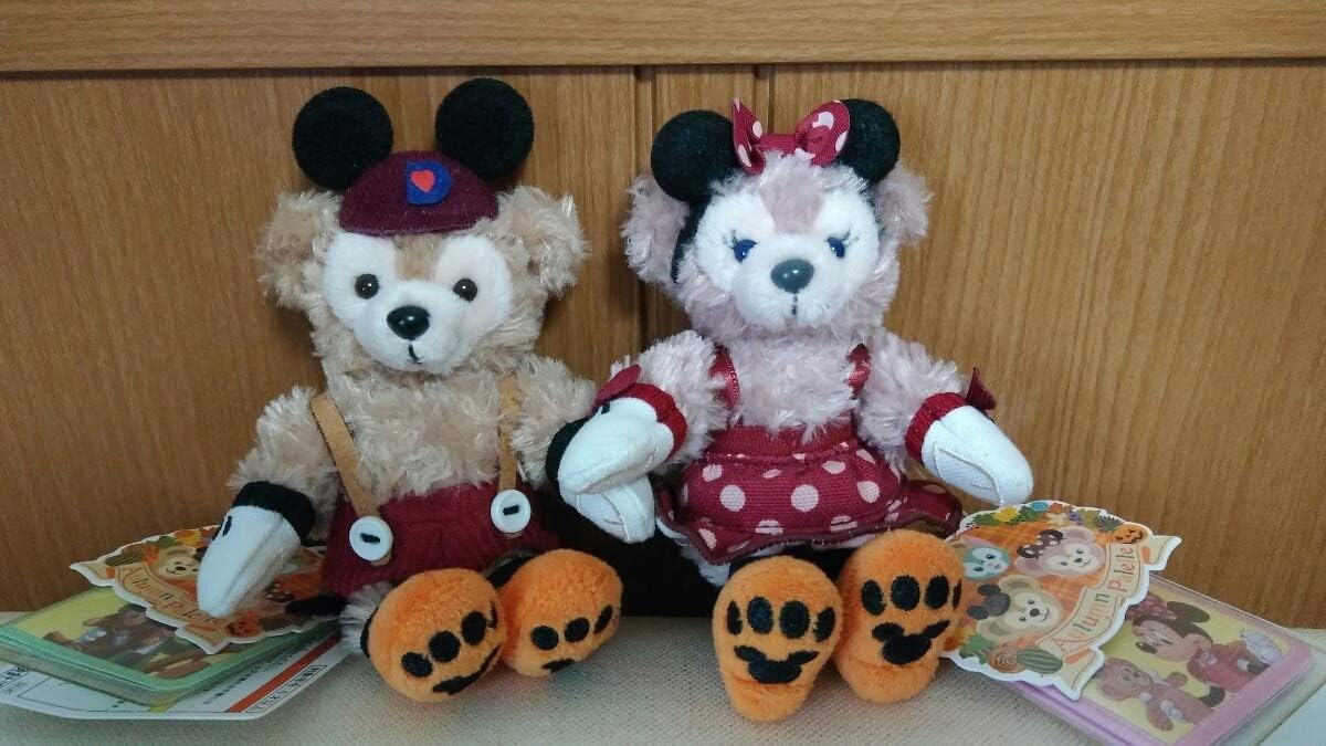 ダッフィー シェリーメイ ハロウィン 15 ミッキー ミニー ぬいぐるみストラップ セット ぬいぐるみ ホビー Amazon
