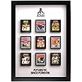 Official Atari 3D Gaming Wall Art, Authentic Cartridges Collection for Gaming Setup, Gaming Wallpaper, Gaming Room Decor and Gaming Wall Stickers, Black Frame - ThumbsUp!