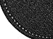Nudge from Mother Giraffe (Black, Rears) Car and Truck Front and Rear Mats - Set of 4