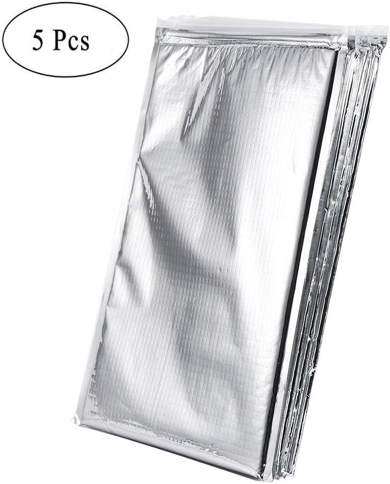 VGEBY 5Pcs Insulated Sandwich Bags Waterproof Aluminum Foil Packs for Travel School Picnic (Size : 30 * 35cm) Hiking Camping