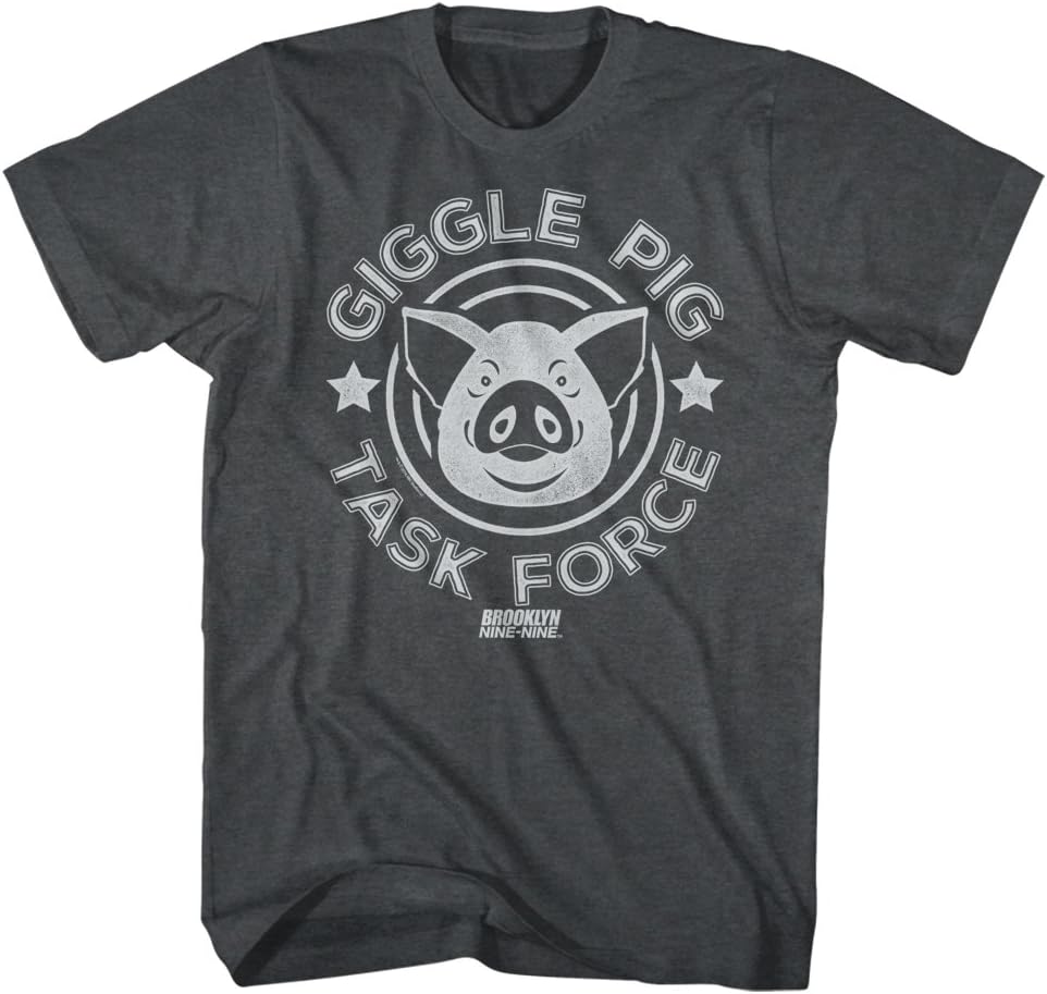 Brooklyn Nine-Nine Comedy TV Fox Series Giggle Pig Task Force Adult T-Shirt Tee