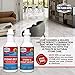 STONE-EEZ 2 Bottles + Free Grout Brush | Heavy Duty Natural Stone Cleaner for Stains & Deep Cleaning | Safe for Travertine, Marble, Granite & Other Natrual Stone | Easily Removes Dirt, Grime, Grease.