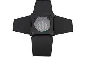 ZASCHMOY Professional Reflector Barn Door Kit with 4 Leaf Barndoor and Honeycomb Grid for Bowens Mount Video Light - Includes