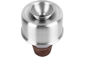 RiToEasysports Trumpet Mute,Aluminum Alloy Trumpet Practice Mute with Cork for Jazz Orchestral Symphonic Playing (Silver)